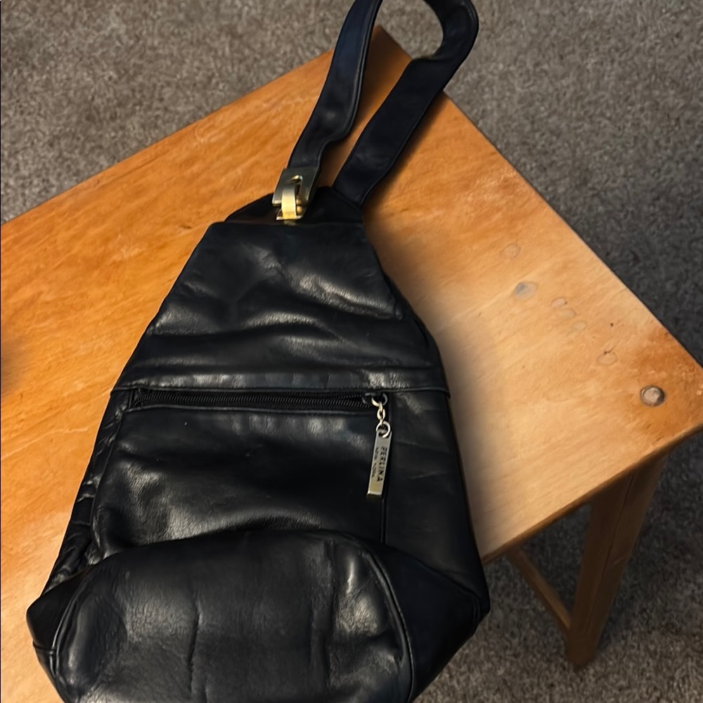 Perlina Black Belt Bag Compact and Versatile